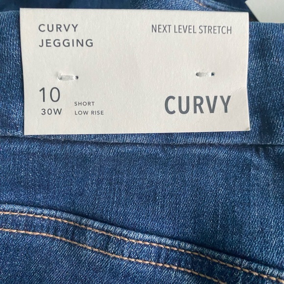 NWT AMERICAN EAGLE CURVY SKINNY LOW RISE JEANS - Picture 2 of 3